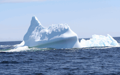 iceberg in sunshine