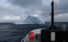 iceberg from ship
