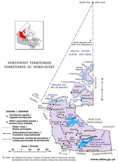 map of northwest territories